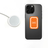 Support de téléphone magnétique flexible et étanche avec chargeur sans fil, feuille adhésive forte et autocollante, prix usine