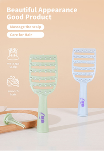 Peine de cerdo al por mayor de fábrica Yunli con garras de limpieza, peine hueco portátil para masaje femenino de efecto explosivo - Product Image 6