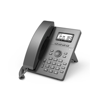 Téléphone VoIP HD Voice 10/100M Ethernet 2 Sip Account Écran 2.3 pouces 4G LTE avec emplacement pour carte SIM