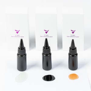 Hot Selling Long Lasting V Light Glue Black Clear Color Natural V-Light <strong>Hair</strong> <strong>Extensions</strong> Glue for <strong>Hair</strong> <strong>Extensions</strong>