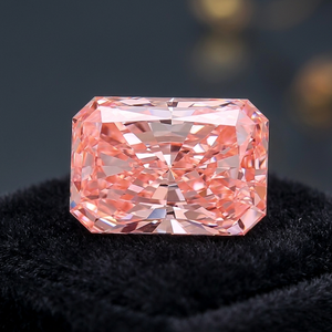 Diamante suelto de corte radiante rosa de fantasía CVD cultivado en laboratorio, certificado IGI, 6.02 quilates, CARBON CRAFTED para la fabricación de joyas - Product Image 2