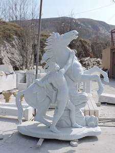 Scultura di <span class=keywords><strong>pietra</strong></span> Antico Romano Cavalieri Scultura - Product Image 6