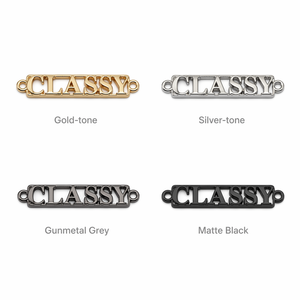Étiquettes métalliques en alliage de zinc HONMEO OEM, design personnalisé, gravées en 3D, pour vêtements en jean, sacs, vente en gros - Product Image 3