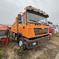Prix Usine Nouveau Camion Benne Basculante Shacman F3000 8x4 Euro 3 à Conduite à Gauche avec Boîte de Vitesses Rapide, Benne Arrière Robuste pour la Construction