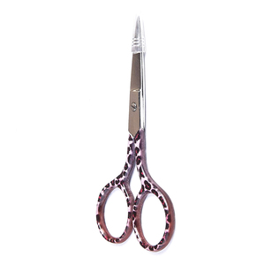 Ciseaux à cuticules 3,5 pouces à pointe fine en acier inoxydable recouvert de papier pour manucure et pédicure, ciseaux à ongles pour salon de beauté, logo personnalisé - Product Image 1