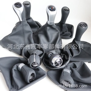 Bmw Car Gear <b>Knob</b> Leather Chrome Plated Carbon Fiber Manual Transmission <b>Shift</b> <b>Knob</b> Ergonomic Design For Bmw Models - Product Image 4