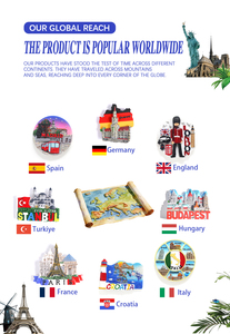 Imán de resina 3D para nevera con monumento: imán personalizable para recuerdo turístico, ideal para decorar tu nevera o como - Product Image 4