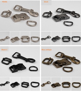 Paduan seng bahan besi warna emas cincin kuat sisi rilis logam gesper kait logam untuk taktis kerah anjing - Product Image 6