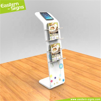 Support d'affichage personnalisé en tissu tendu pour tablette, support de photomaton, kiosque multimédia portable autoportant