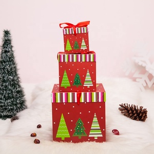 Reusable <b>Christmas</b> Decorations <b>Christmas</b> Pile Head Gift <b>Box</b> Atmosphere Furnishing Supplies for Home Decoration - Product Image 3