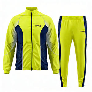 Custom voetbaltenue set, volledig ritsbaar voetbalshirt, OEM topkwaliteit professioneel sporttenue voor heren, voetbal trainingspak - Product Image 1