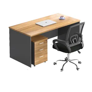 Wholesale Modern Simple Solid Wood Single Staff Desk Home Office Learning Computer Desk