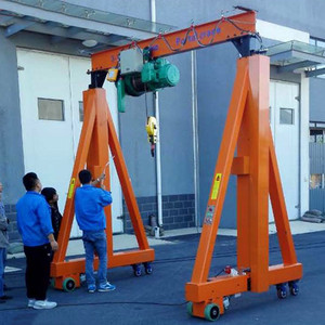 Chine Fabricant grue portique <span class=keywords><strong>maison</strong></span> avec palan à chaîne électrique 2-5 10 tonnes - Product Image 5
