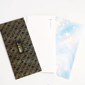 Luxury Envelopes Customized Wholesale Cheap Price Envelope Packaging 4 Color Printing Single Thank You Card Envelopes