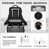 Sac à dos unisexe professionnel 18 pouces en nylon imperméable pour ordinateur portable, idéal pour les voyages, les trajets quotidiens et l'université - Nouveauté en gros