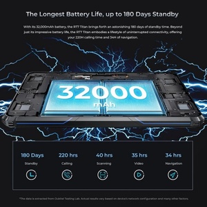 New Oukitel RT7 Titan 5G Rugged <b>Tablet</b> <b>Pc</b> 10.1" FHD+ 32000mAh 12GB+256GB Android13 <b>Tablet</b> 48MP+20MP <b>Tablets</b> <b>PC</b> Oukitel RT7 TITAN - Product Image 5