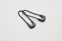 Glissière de fermeture éclair en silicone durable personnalisable, directement de l'usine, en PU/PVC pour vêtements et accessoires de transformation