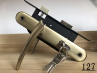 Cerradura de mortaja impermeable para puerta de madera característica antirrobo de desbloqueo de llave