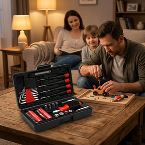 Juego de Herramientas Manuales Profesionales de 45 Piezas, Fácil de Usar, Estuche de Herramientas para el Hogar, Acero al Carbono, Kit de Herramientas Personalizable OEM - Product Image 6