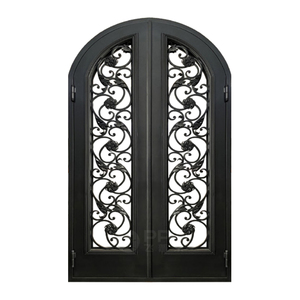 Portes <span class=keywords><strong>d</strong></span>'<span class=keywords><strong>entrée</strong></span> en acier forgé PHIPULO PPD Security Home, design moderne, nouvelle grille en fer, garantie 5 ans, antivol - Product Image 1