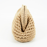 Sac bandoulière artisanal en crochet, petit format, de luxe, pour femme, en microfibre, style bohème, pochette d'été tendance, sacs nuage doux