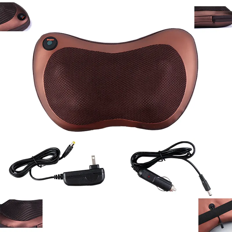 Factory directly sell OEM/ODM car and home electric travel massage pillow back neck massager massage pillow for travel