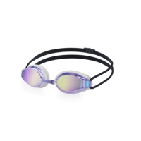 Lunettes de natation pour adultes et jeunes, compétition professionnelle, large champ de vision, revêtement miroir, anti-buée, protection UV, sans chute