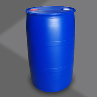 Baril en plastique à tambour lisse de 55 gallons 200L 220L seau à vin à couvercle fermé/canette pour eau/seaux à vin et tambours