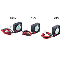Kipas Pendingin Ultra-Tipis 2cm 20mm ACP2006 20x20x6mm 2Pin DC5V/12V/24V 0.10A Catu Daya Printer Mikro Raspberry Komputer Plastik
