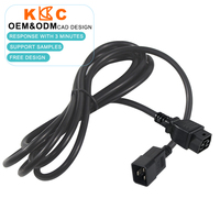 Câble d'alimentation C20 vers Saf-D-Grid 20A, 6FT 10FT 12AWG SJT, câble de raccordement robuste pour centre de données PDU pour serveur