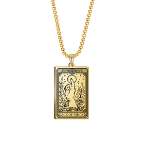 Bán Sỉ Vòng Cổ Tarot Vòng Cổ Chính Akana Vòng Cổ Trang Sức Mặt Dây Chuyền Bùa Hộ Mệnh Bằng Thép Không Gỉ Cho Nam - Product Image 2
