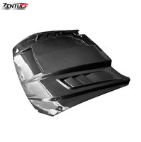 Capot en fibre de carbone style TF pour Ford Mustang 2015-2017, capot moteur ventilé modifié, accessoires de tuning
