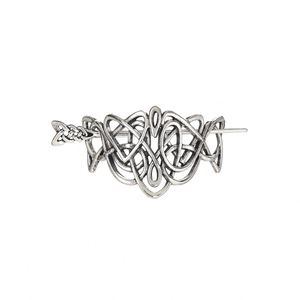 Barrette à cheveux Viking nordique, Nœud Celtique, Wicca, Épingle à cheveux vintage, Accessoires de bijoux de mariage pour femme, Pique à cheveux Nœud Celtique - Product Image 5