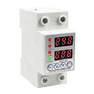 ระบบไฟฟ้ากระแสสลับเฟสเดียว 12~230V ปรับแรงดันได้ 40/63/80A รีเลย์ OUPA AVP ป้องกันแรงดันตก พร้อมไฟ LED 50Hz ทองแดง PC - Product Image 3