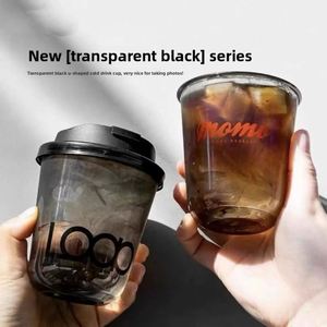 Gobelet jetable en plastique PET rond pour café et thé au lait, diamètre 89 mm, transparent, logo personnalisable pour les boissons - Product Image 2