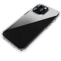 Laudtec Soft TPU Smart Phone Cover Clear Back Cover Transparent Cellphone Case Pour Iphone 13 Pro Max 14 Pro Max PC TPU Case