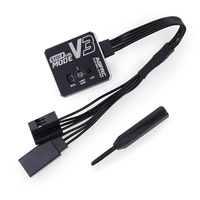 AGFRC GY01 V3 Gyroscope CNC entièrement en aluminium, léger (12g), double mode, double gain, pour drift, direction optimisée, contrôle PID, système radio