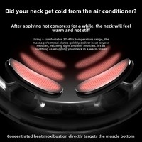 Royall U30 Grenzüberschreitender Multifunktionaler Nackenschutz Heißkompresse Massagegerät EMS Mikrostrom Vibrationsmassage ABS+Silikon USB