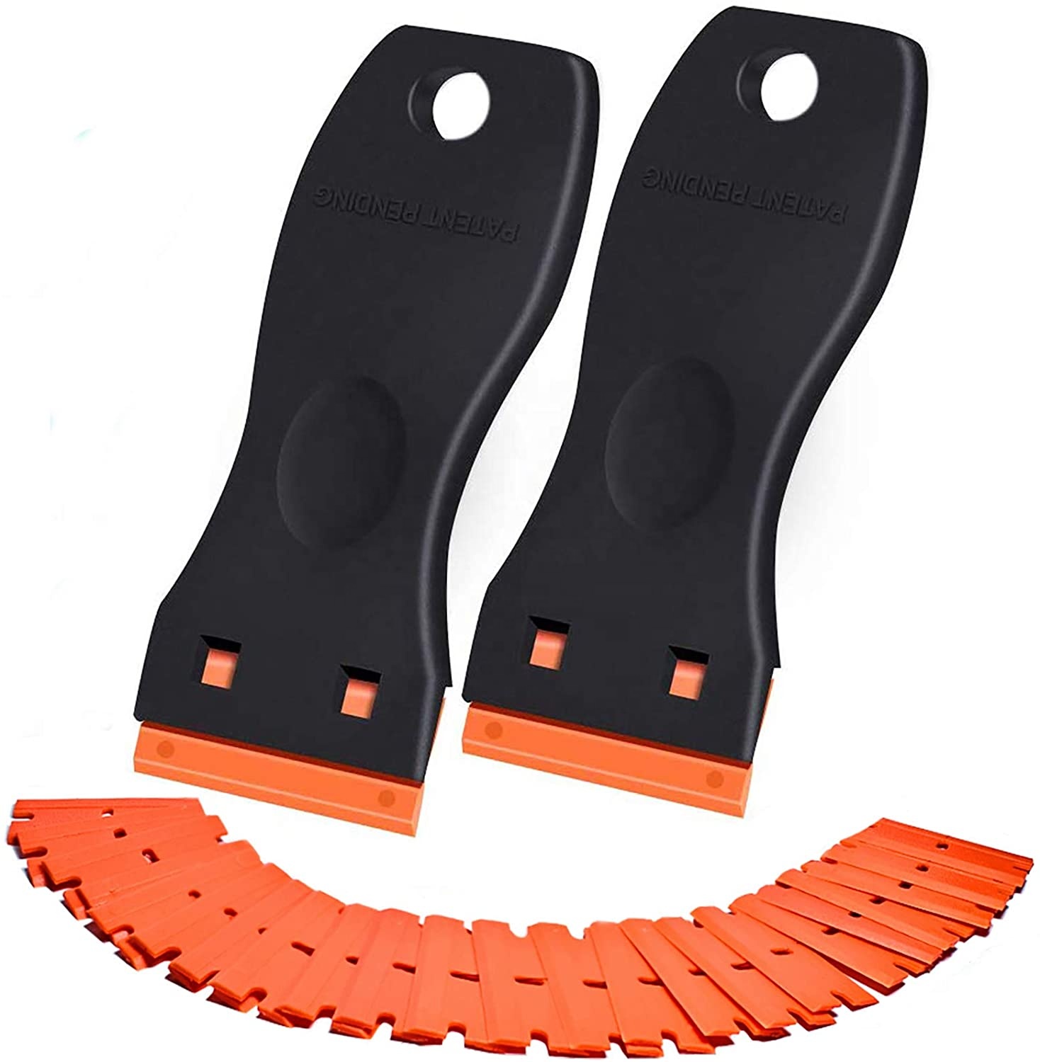 Скребок для удаления клейкой ленты с логотипом на заказ, инструмент для очистки, скребок для обоев, пластиковый скребок для лезвий бритвы