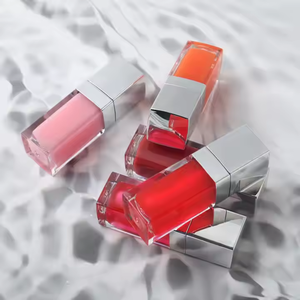 Venta al por mayor Vegan <span class=keywords><strong>Cruelty</strong></span> <span class=keywords><strong>Free</strong></span> Lip Oil Hidratante Long Last Color Changing Pink Plumping Natural Fruit Lip Oil - Product Image 2