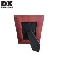 Bingkai Foto Kayu Solid Rustic DX Designs 4x6 5x7 8x10 Inch, Bingkai Gambar Kayu Vintage untuk Meja dan Dinding, Dekorasi Rumah