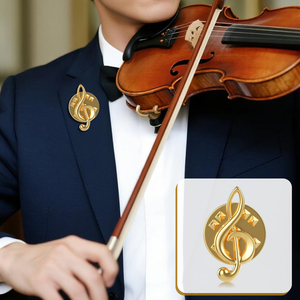 Bán buôn âm nhạc men pin phù hiệu guitar Lưu ý Vinyl Băng quà lưu niệm Opera Broadway promos Fan Quà Tặng retro phụ kiện tùy chỉnh <span class=keywords><strong>OK</strong></span> - Product Image 5