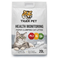 Litière pour chat intelligente à changement de couleur, surveillance de la santé, détecte les anomalies urinaires, séchage rapide, faible poussière, écologique