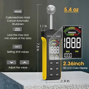 Détecteur d'humidité mural sans broche BT-5000T - <span class=keywords><strong>Testeur</strong></span> d'humidité du <span class=keywords><strong>bois</strong></span> 20-40 mm <span class=keywords><strong>de</strong></span> profondeur Alarme humide/risque/<span class=keywords><strong>sec</strong></span> <span class=keywords><strong>Testeur</strong></span> <span class=keywords><strong>de</strong></span> surface - Product Image 3