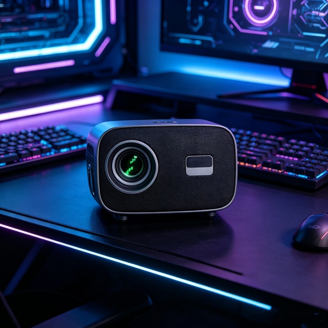 A10 Android 13.0 Projector BT 5.0 720P Native Resolution Smart Projector LCD Built-in Speaker Focus Control Mini Portable