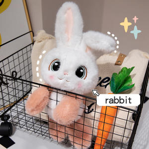 Juguete de Peluche de Conejo Unisex en Oferta, Adorable Muñeco de Peluche Largo con Diseño Bordado para Fiestas, Regalo para Niños - Product Image 2