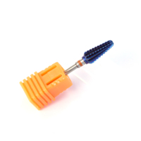 Broca Tornado púrpura de alta calidad, brocas para uñas, broca de carburo para taladro eléctrico para uñas, herramientas para decoración de uñas