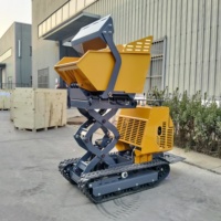 Mini-Dumper 500kg Raupenfahrzeug Kleiner Gummiketten-Transporter Mini-Raupendumper mit CE-Zertifizierung