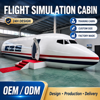 Modèle de cabine de simulation de cockpit d'avion personnalisé pour la formation en aviation, les expositions de musées et les centres d'expérience