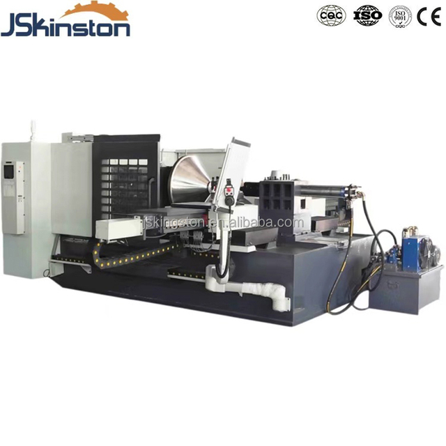 China Factory CNC Double Rollers Thinning Horizontal Spinning Machine High Quality KSTDS180-II for Metal